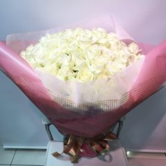 108本のバラの花束