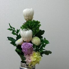 プリザーブドフラワー　仏花
