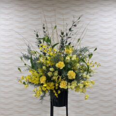 スタンド花　黄色系